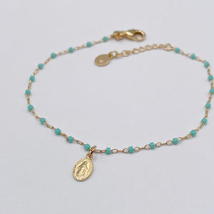 Bracelet perles Turquoise