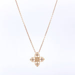 Load image into Gallery viewer, Lace cross necklace
