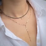 Load image into Gallery viewer, Pyrite beads necklace
