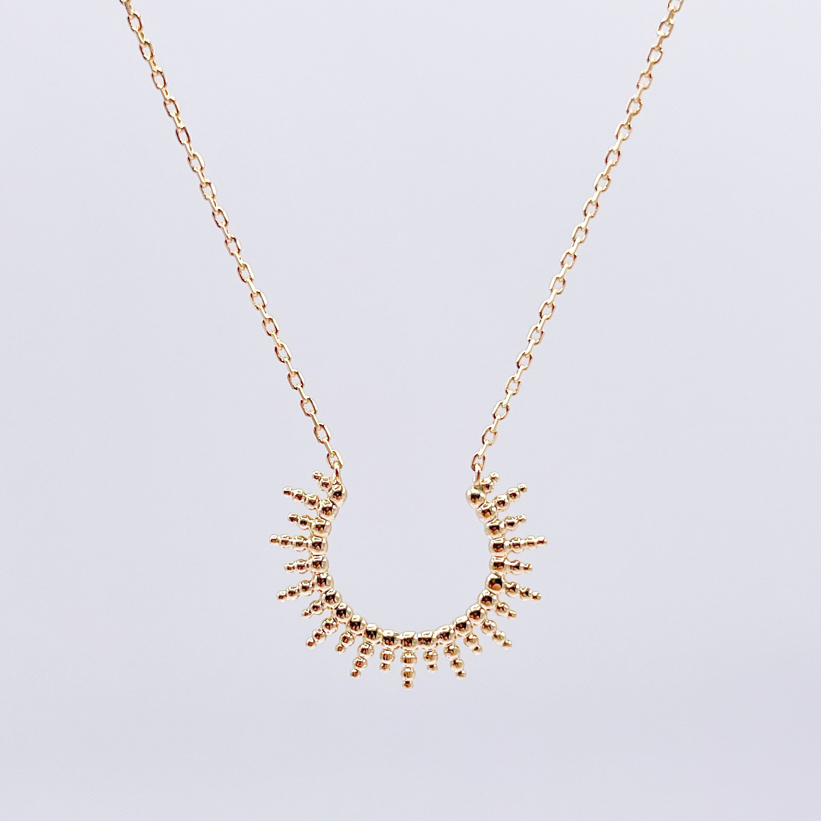 Open Sun Necklace